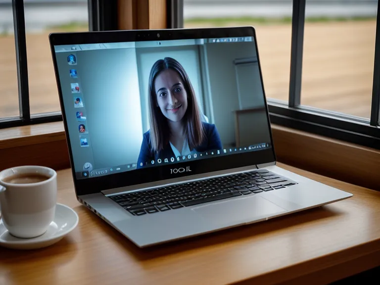 Videollamada de simulación de liderazgo en un ejercicio de gestión de equipos a distancia