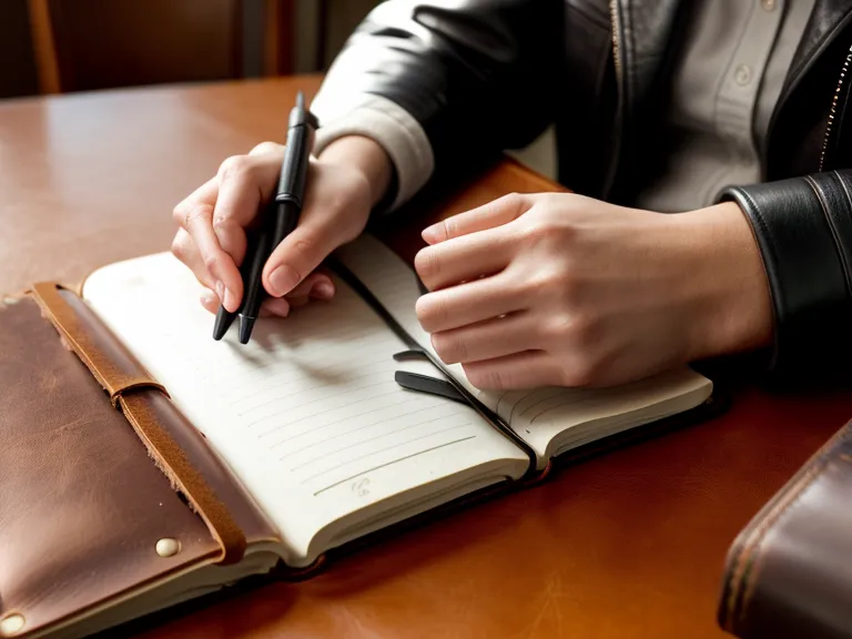 Mano tomando notas sobre desarrollo profesional junto a un celular con notificaciones de trabajo